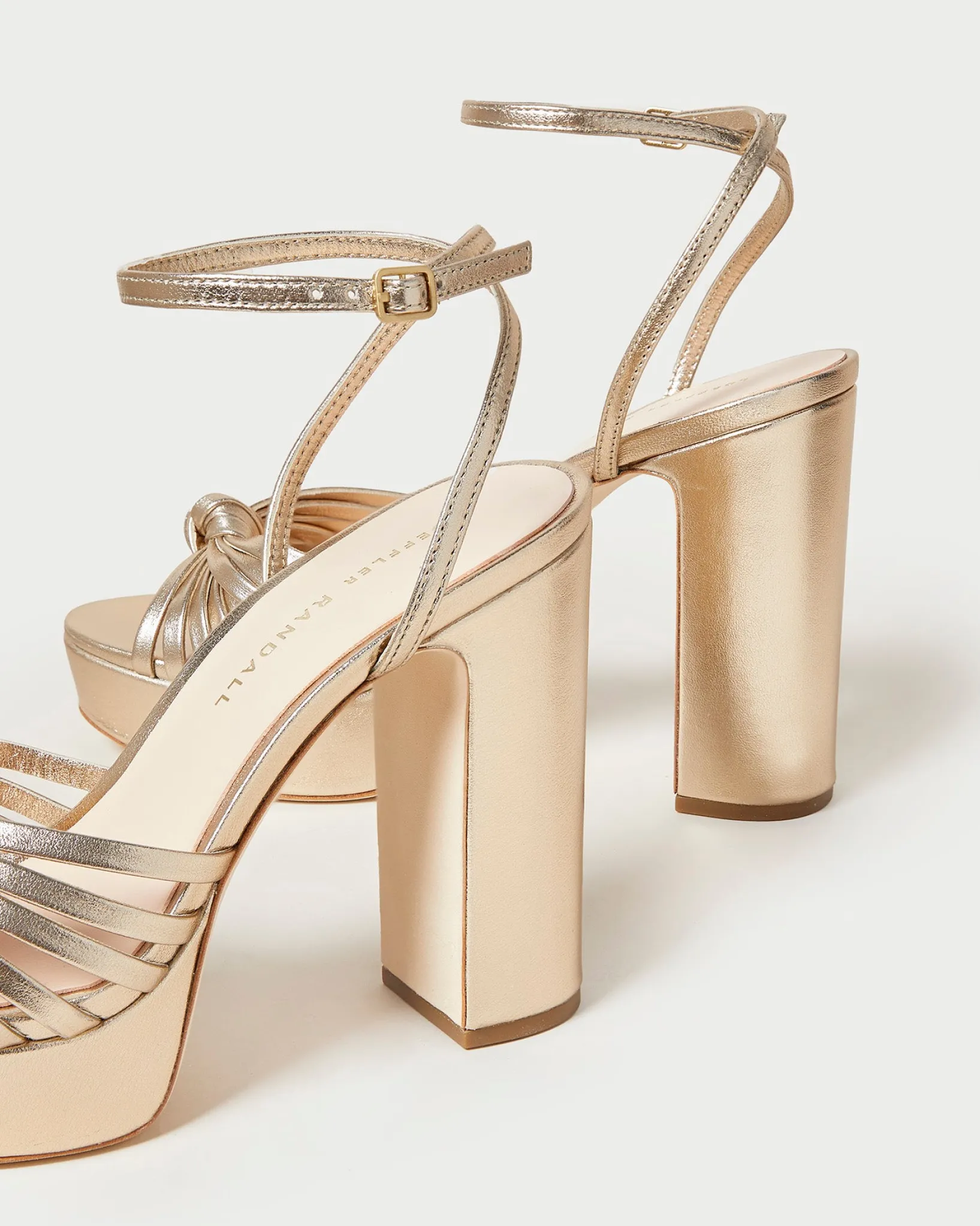 Discount Loeffler Randall Rivka Knot Platform Sandal Cacao