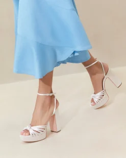 Hot Loeffler Randall Rivka Knot Platform Sandal Dune
