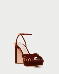 Sale Loeffler Randall Rivka Knot Platform Sandal Sienna