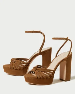 Sale Loeffler Randall Rivka Knot Platform Sandal Sienna