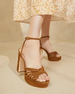 Sale Loeffler Randall Rivka Knot Platform Sandal Sienna