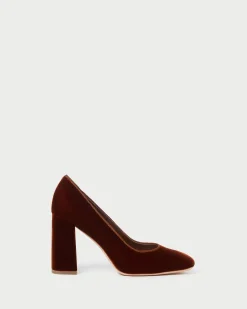 Outlet Loeffler Randall Rue Suede Heeled Pump Black
