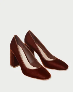 Outlet Loeffler Randall Rue Suede Heeled Pump Black
