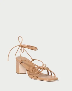 Loeffler Randall Ryder Leather Heeled Sandal Dune
