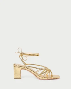 Loeffler Randall Ryder Leather Heeled Sandal Dune