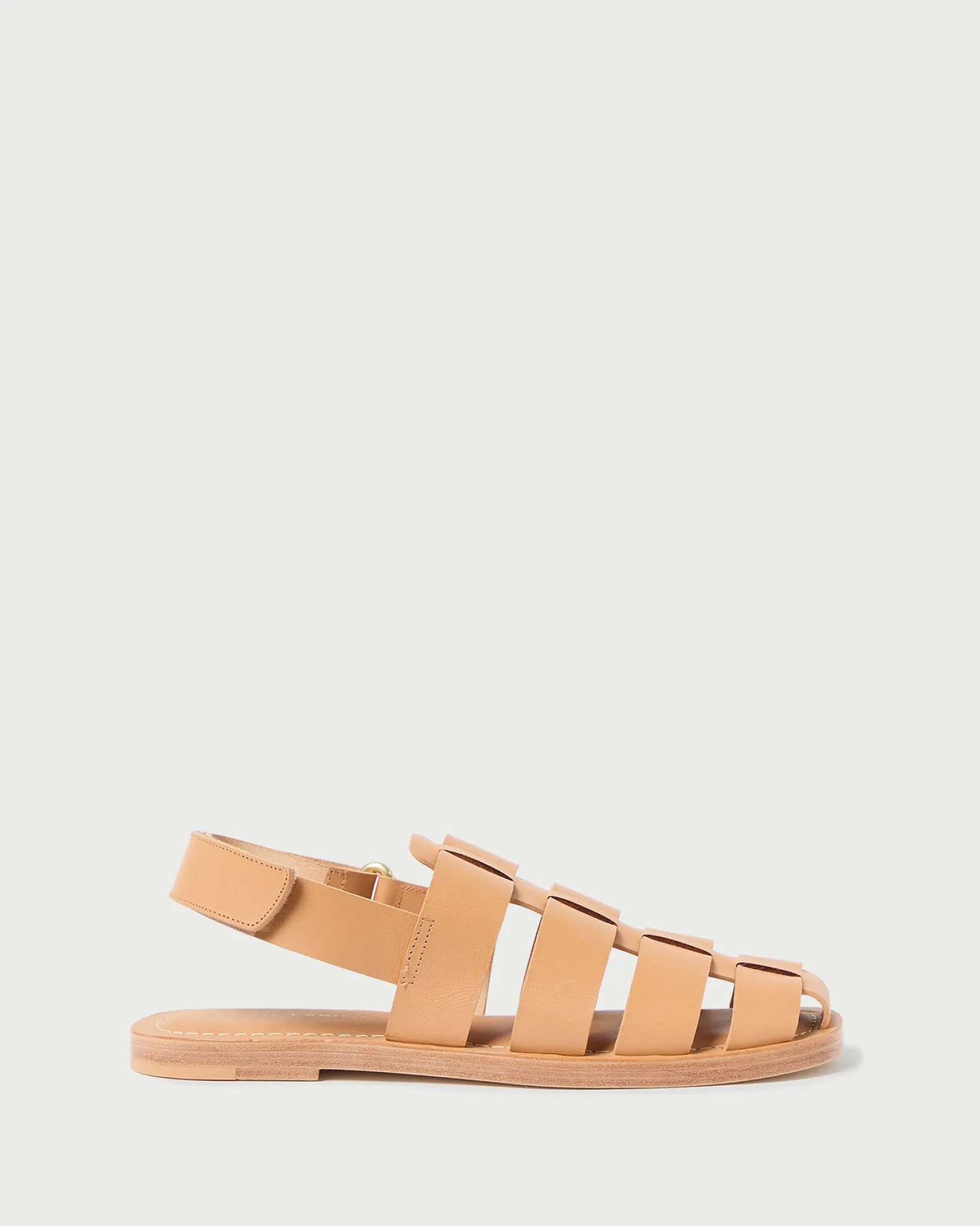 Clearance Loeffler Randall Sawyer Leather Caged Sandal Honey