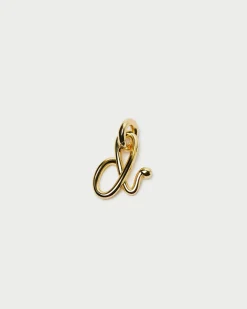 Clearance Loeffler Randall Small Gold Letter "D" Charm Gold D