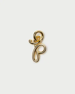 Discount Loeffler Randall Small Gold Letter "P" Charm Gold P