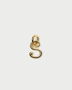 Best Loeffler Randall Small Gold Letter "S" Charm Gold S