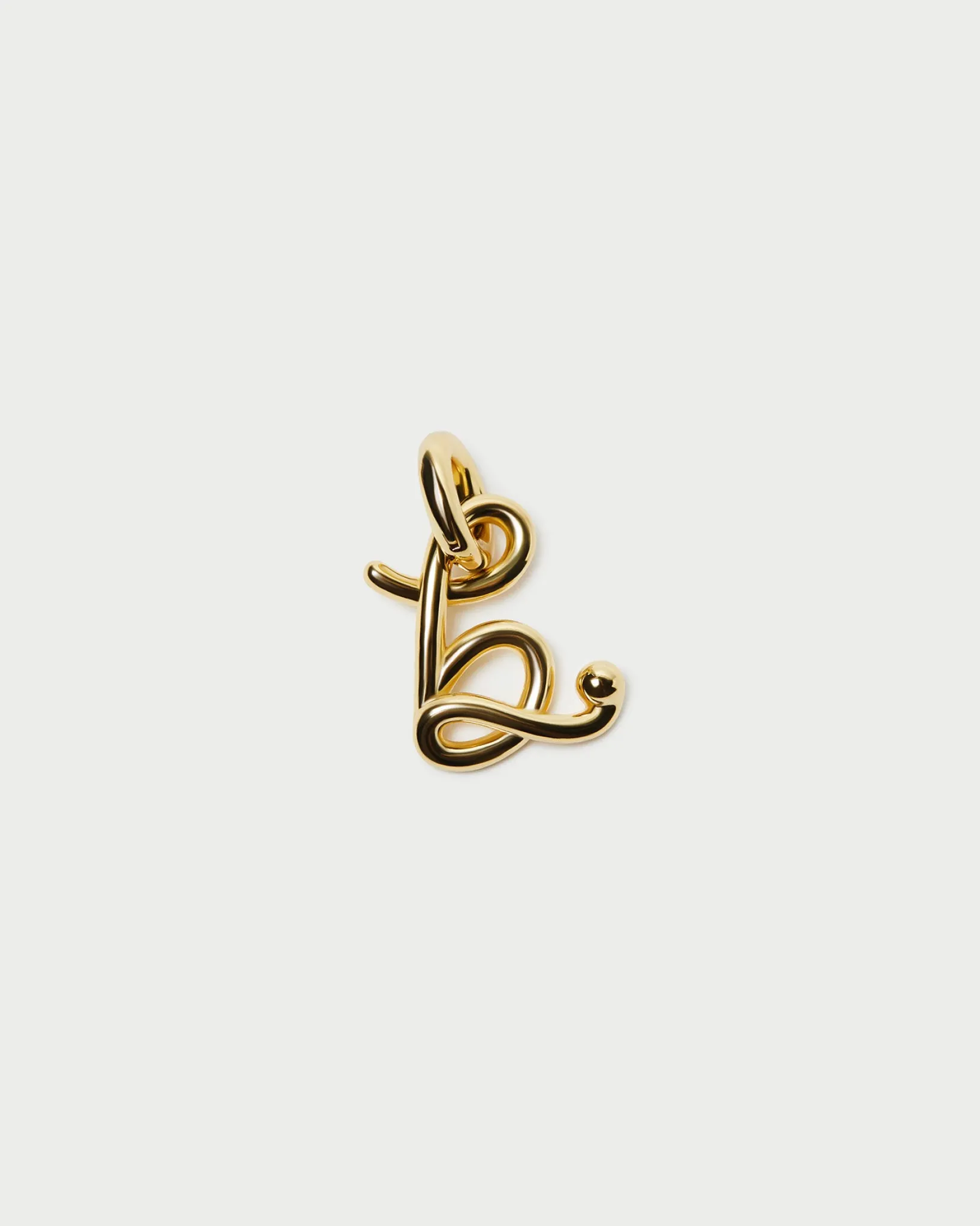 Loeffler Randall Small Gold Letter "V" Charm Gold V