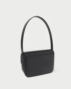 New Loeffler Randall Stefania Leather Baguette Bag Black