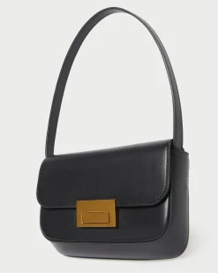 Sale Loeffler Randall Stefania Cacao Studded Baguette Bag Cacao/Silver