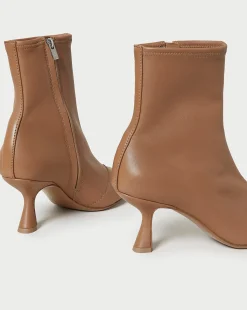 Outlet Loeffler Randall Thandy Black Curved Heel Bootie Safari