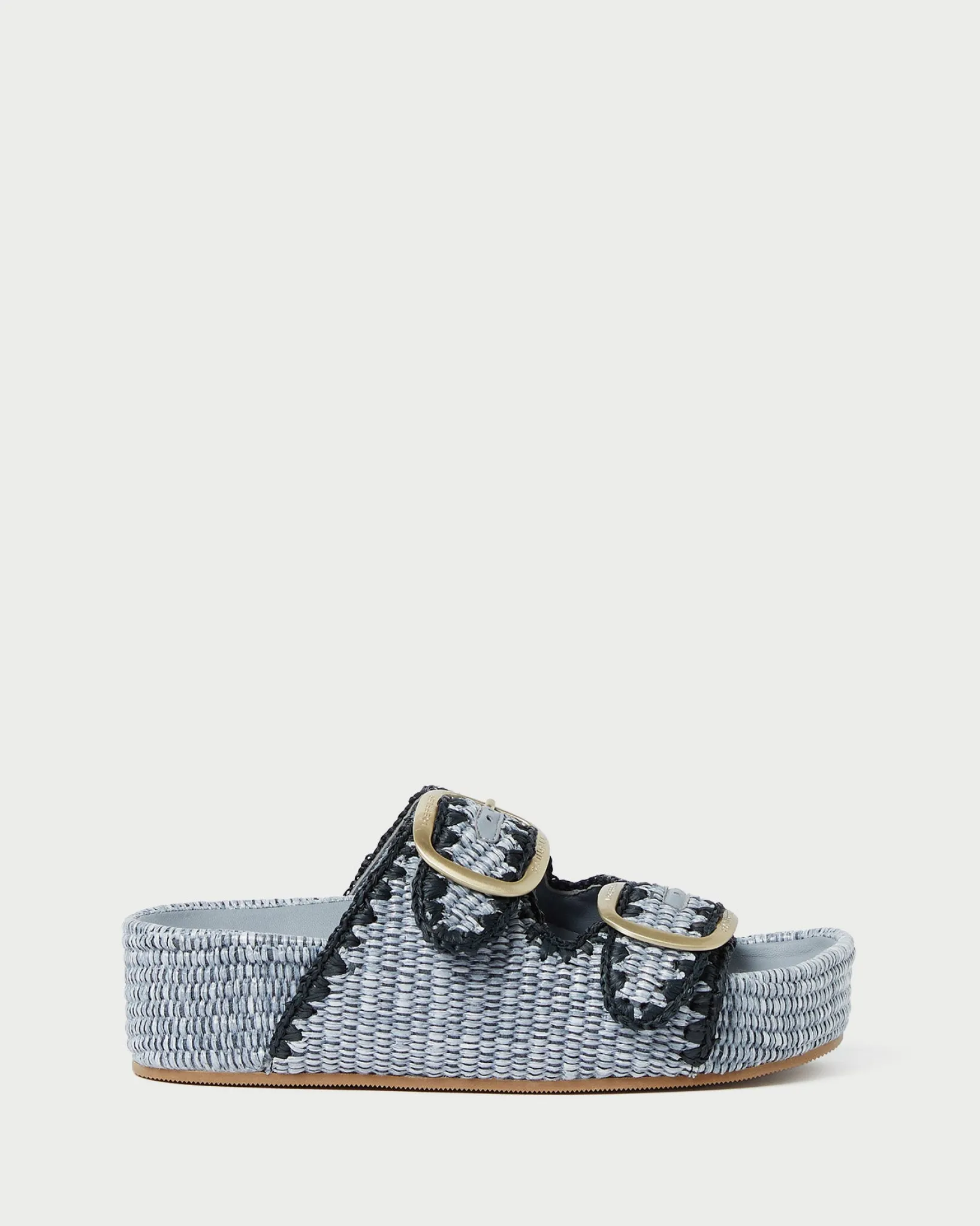 Discount Loeffler Randall Theo Natural Straw Footbed Sandal Natural/Natural