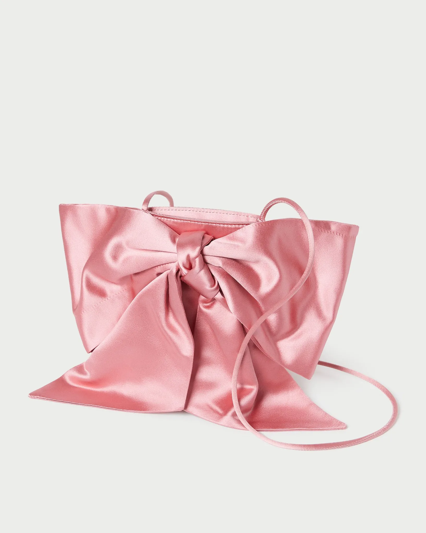 Sale Loeffler Randall Violet Satin Bow Crossbody Black