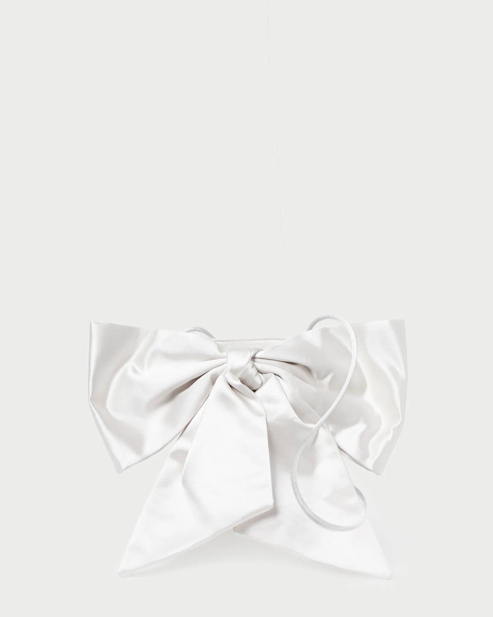 Sale Loeffler Randall Violet Satin Bow Crossbody Black