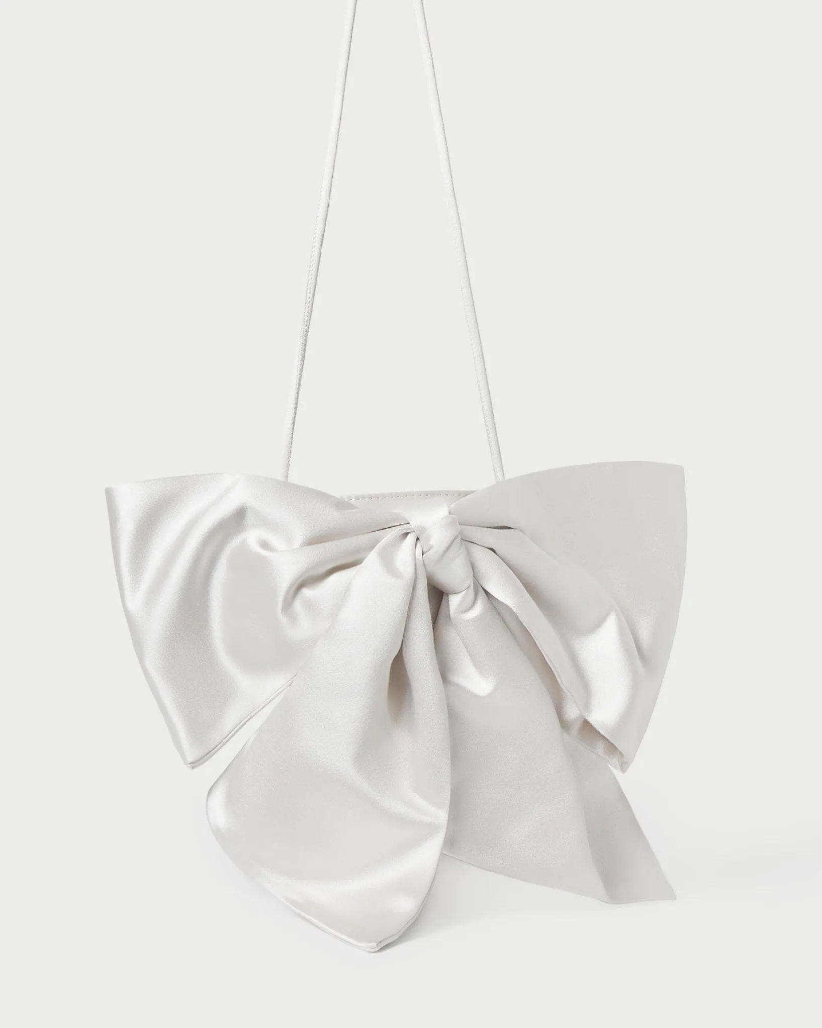 Sale Loeffler Randall Violet Satin Bow Crossbody Black