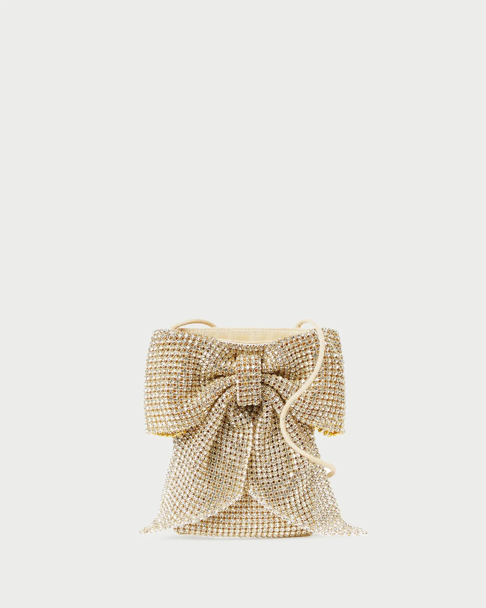 Sale Loeffler Randall Violet Satin Bow Crossbody Black