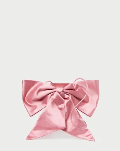 Sale Loeffler Randall Violet Satin Bow Crossbody Black