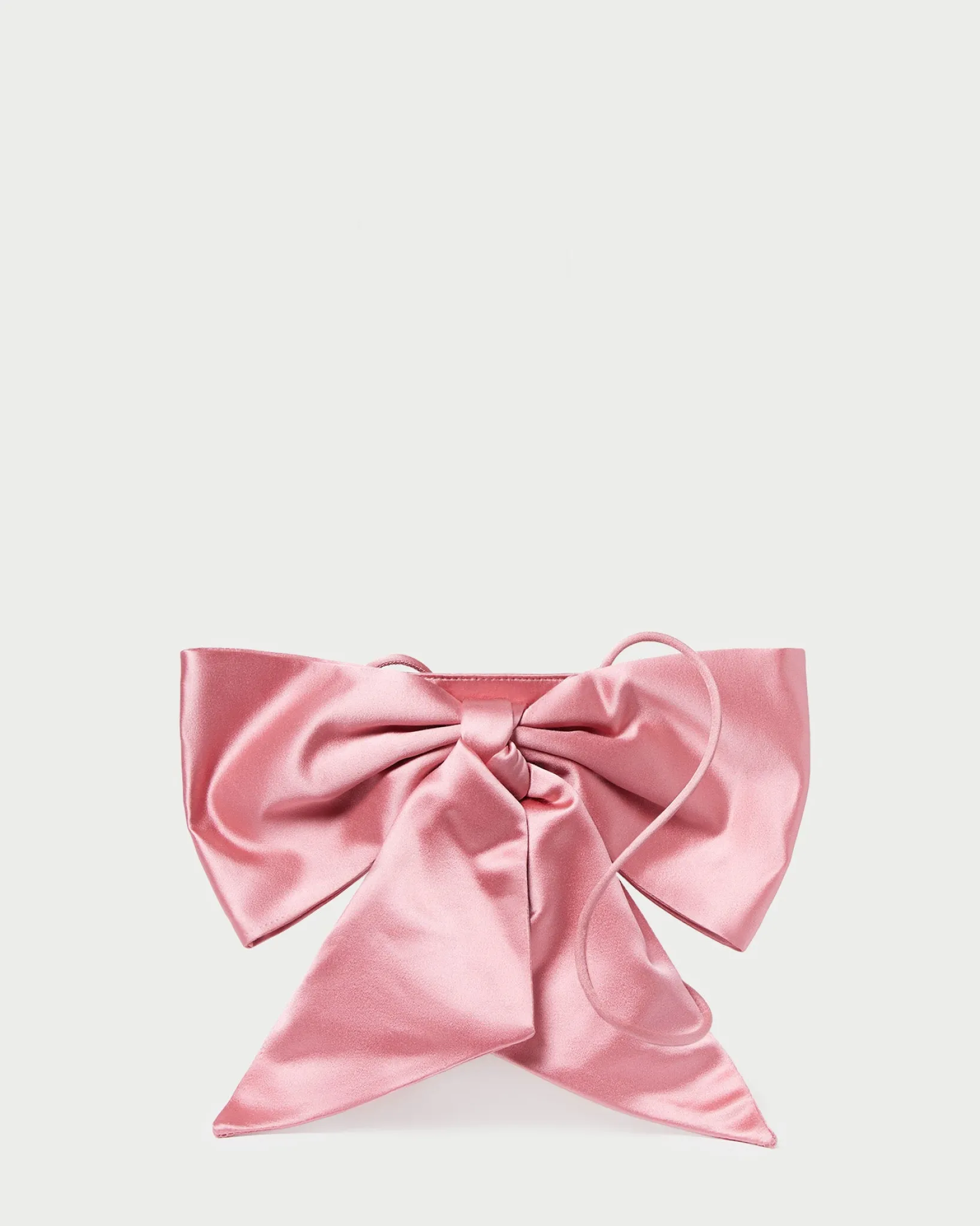 Sale Loeffler Randall Violet Satin Bow Crossbody Black