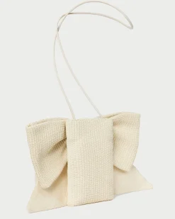 Loeffler Randall Violet Diamanté Bow Crossbody Gold