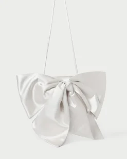 Loeffler Randall Violet Diamanté Bow Crossbody Gold