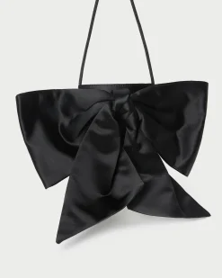 Loeffler Randall Violet Diamanté Bow Crossbody Gold