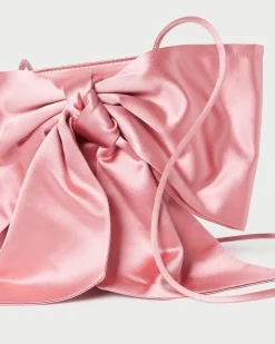 Best Loeffler Randall Violet Satin Bow Crossbody Rose